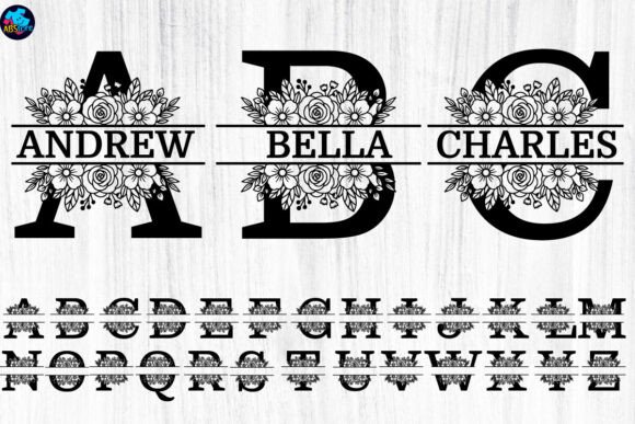 Download Floral Alphabet Svg Bundle - Premium Resources