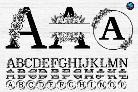 Download Floral Alphabet Svg Bundle - Premium Resources