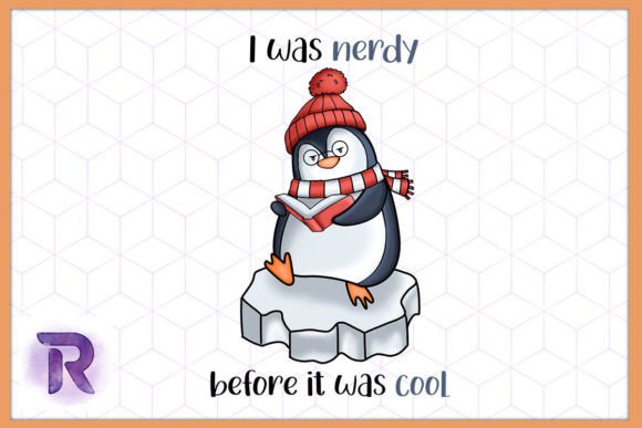 Download Nerdy Before Cool Penguin Sublimation - Sub Collection