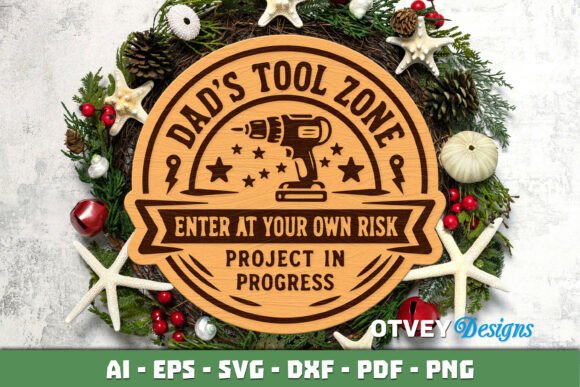 Download Wooden Dad's Garage Sign Lasercut - Garage sign Collection
