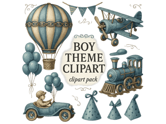 Download Birthday Boy Clipart Travel Theme PNG - Travel theme Collection