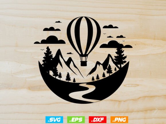 Download Hot Air Balloon Svg, Air Balloon Clipart - Hot air balloon svg Collection