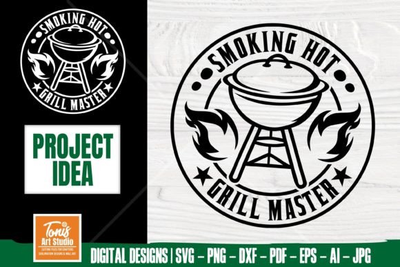 Download Smoking Hot Grill Master SVG | Bbq SVG - Bbq svg Collection