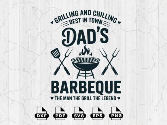Download BBQ SVG, Dad's Bar and Grill Cut Files - Bbq svg Collection