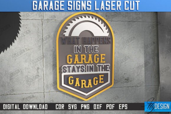 Download Garage Sign Laser Cut|Mechanic|Man Cave - Garage sign Collection