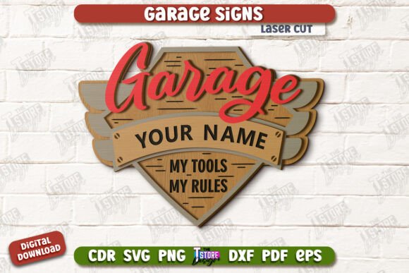 Download Garage Sign|Mechanic Wall Sign |Man Cave - Garage sign Collection