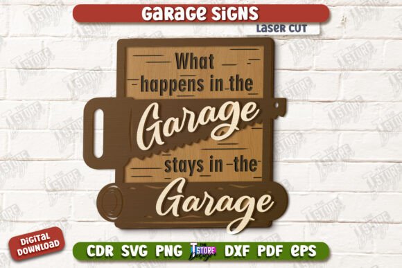 Download Garage Sign|Mechanic Wall Sign |Man Cave - Garage sign Collection
